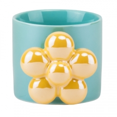 Чашка “Цветочный шепот”, 400 мл * Рандомный выбор дизайна (9200-024)