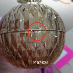 УЦІНКА Ємність для зберігання "Золотий метелик", 13 см (Невеликий скол) (00BR-9157-026)