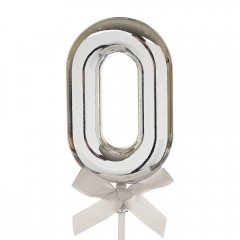 Топер Кулька Цифра срібло (від 0 до 9) (8132-014)