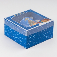 Кружка з ложечкою "Новорічні подарунки", 200 мл (9250-017)