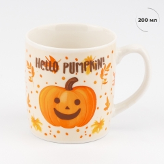 Кружка з ложечкою "Hello Pumpkin!", 200 мл (9250-020)