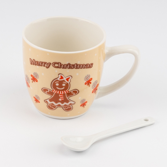 Набір з 2 кружок з ложечками 