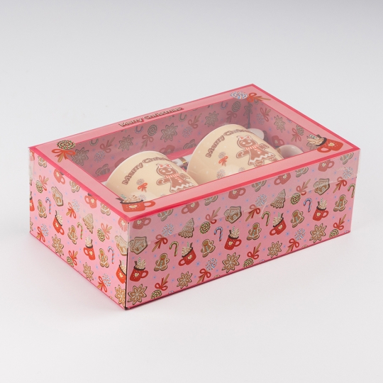 Набір з 2 кружок з ложечками 