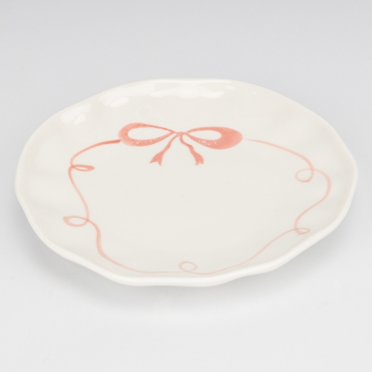 Чашка с блюдцем «Персиковый бантик», 200 мл (9295-013)