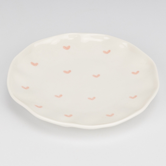 Чашка с блюдцем «Персиковые сердца», 200 мл (9295-014)