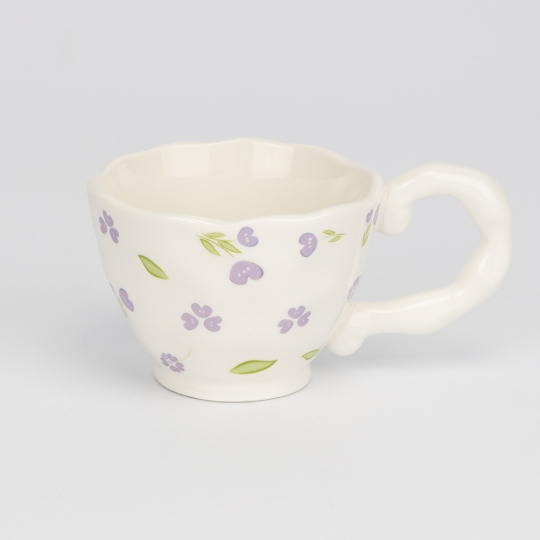 Чашка с блюдцем «Фиалковая нежность», 150 мл (9295-018)