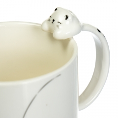 Керамическая кружка "Котик" 350 мл. * рандомный выбор дизайна (0482JH)