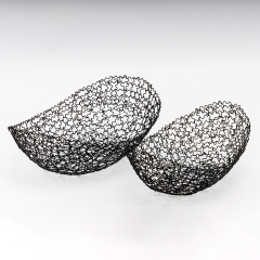 Набор с 2 фруктовниц "Черное кружево", 23 * 34 см СПАСЕННАЯ ПОЗИЦИЯ (9290-012)