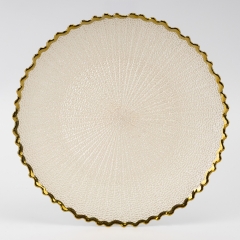 Тарелка "Золотая волна", 26,5 см СПАСЕННАЯ ПОЗИЦИЯ (9294-003)