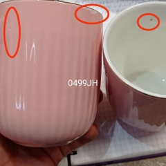 УЦІНКА Чашка, серія "Класика" (400мл) (Дефект фарбування та заливки,чорні крапки,невеликі сколи,напливи) (00BR-0499JH)