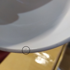 УЦІНКА Піала "Серця" (Краплинки,недокраси,дефект кераміки,скол) (00BR-007AS)