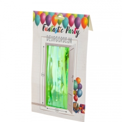 Декоративна шторка на двері (зелена) (8132-022)