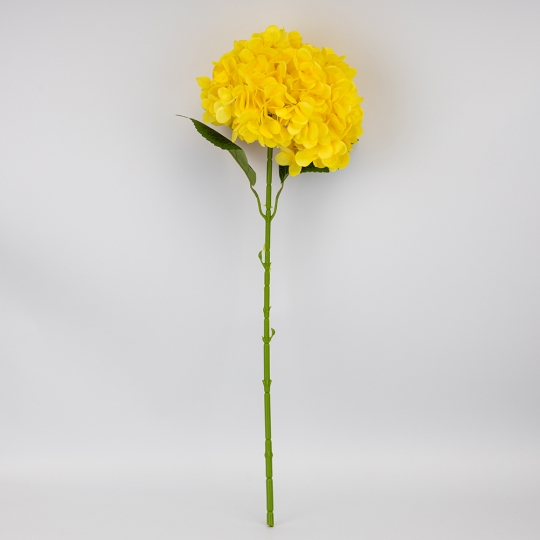 Штучна гортензія, жовта, 67 см (2026-009/yellow) Штучна гортензія, жовта, 67 см (2026-009/yellow)