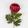 Искусственная хризантема, бордовая, 72 см (2026-011/wine)