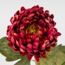 Искусственная хризантема, бордовая, 72 см (2026-011/wine)
