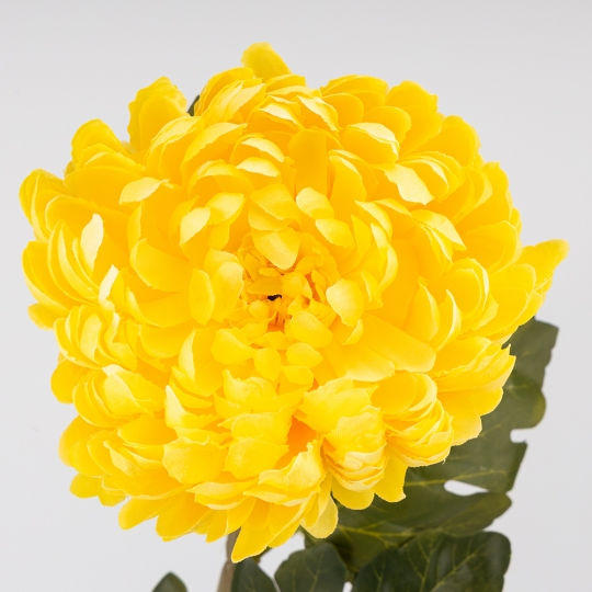 Искусственная хризантема, желтая, 72 см (2026-011/yellow)