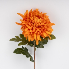 Искусственная хризантема, оранжевая, 77 см (2026-012/orange)