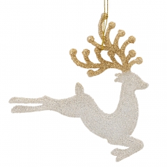 Ялинкова іграшка "Блискучий олень", 13,2 см (6040-007)