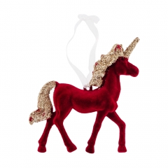 Ялинкова іграшка "Оксамитовий пегас", 11,5 см (6040-026)