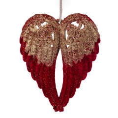 Ялинкова іграшка "Оксамитові крила", 14,3 см (6040-028)