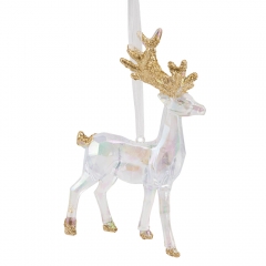 Ялинкова іграшка "Кришталевий олень", 14,1 см (6040-047)