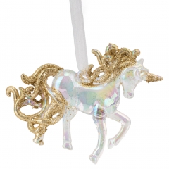 Ялинкова іграшка "Кришталевий пегас ", 9 см (6040-048)