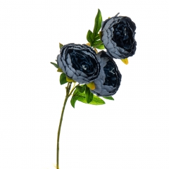 Букет "Пион с 3мя бутонами" синий (8114-014)