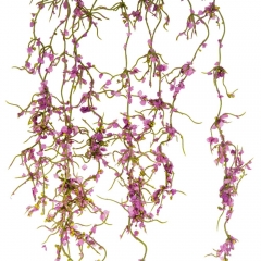 Гірлянда зі штучної зелені, темно-рожева, 120 см (8100-008)