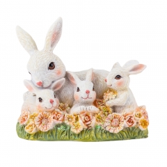 Статуэтка "Семья кроликов", 10 см (2007-265)