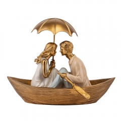 Статуетка "Закохані в човні", 17 см (2007-269)
