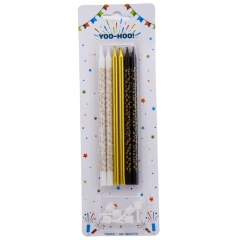 Набір свічок для торта "Зірковий час", 13 см (9074-079)