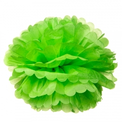 Паперовий пом-пон, зелений 35 см. (8705-015)