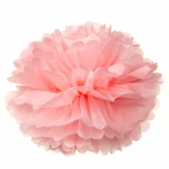 Паперовий пом-пон, рожевий 25 см. (8705-009)