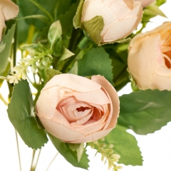 Квітковий букет "Помпонела персикова" (2002-004/PINK)