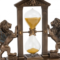 УЦІНКА Пісочний годинник "Крилаті Леви: Хранителі Часу", 5 хв, 18 см (Брак заливки,тріщина на механізмі обертання годиника,не прокручується колба) (00BR-77008А4)