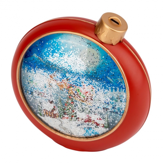 Новогодний фонарь с подсветкой и музыкой 