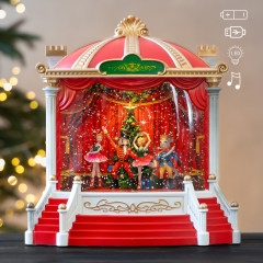 Новорічний ліхтар з підсвіткою та музикою "Новорічна казка", 23 см (9240-013)