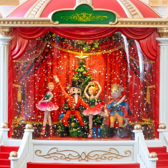 Новорічний ліхтар з підсвіткою та музикою 