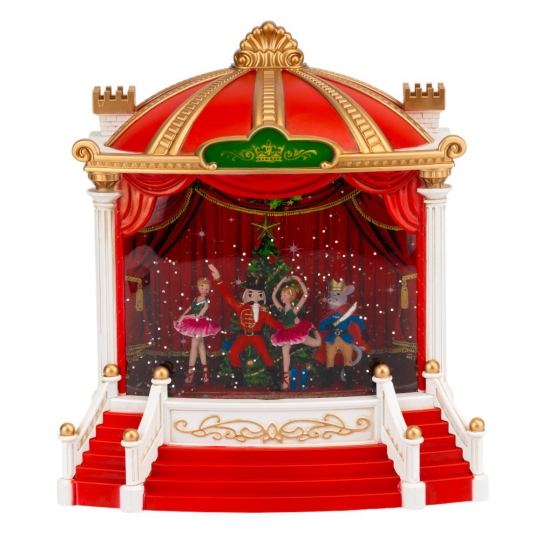 Новорічний ліхтар з підсвіткою та музикою 