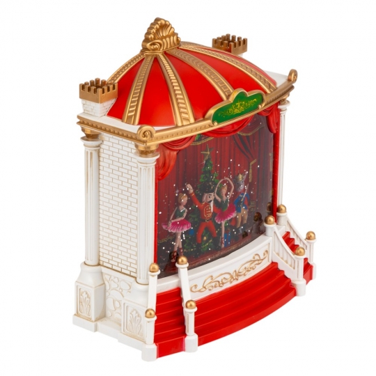 Новорічний ліхтар з підсвіткою та музикою 