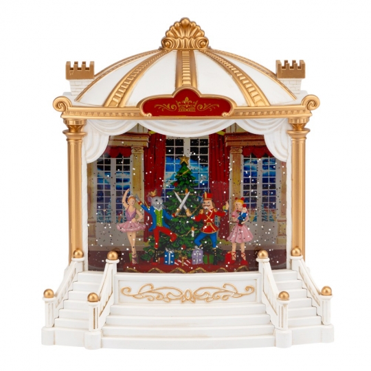 Новорічний ліхтар з підсвіткою та музикою 