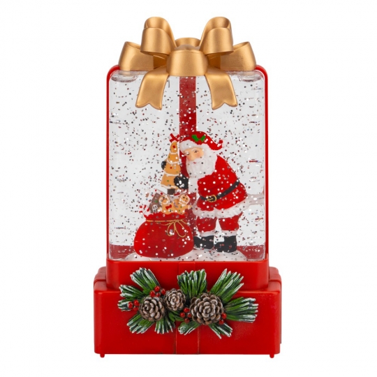 Новорічний ліхтар з підсвіткою та музикою 