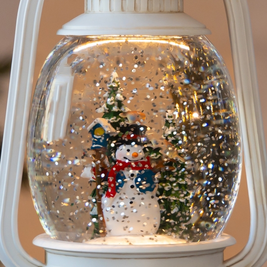 Новорічний ліхтар з підсвіткою та музикою 