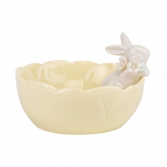 Піала "Білий кролик", жовта, 10 см (5009-006)