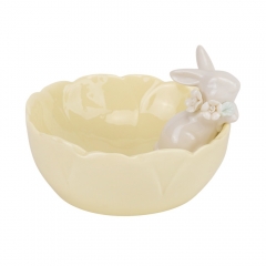 Піала "Білий кролик", жовта, 10 см (5009-006)