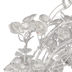 Декоративна гілка "Срібло на листі" (2010-160)