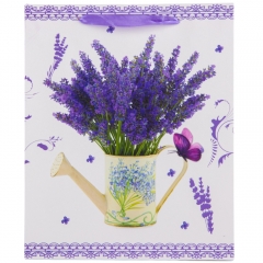 Подарунковий пакет "Лавандовий натюрморт", 31*42 см (18925-003)