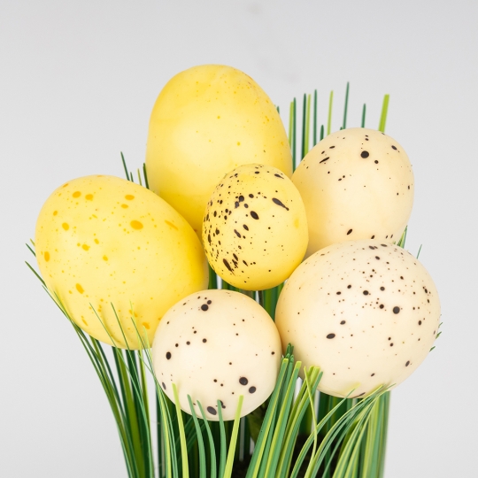Пасхальная композиция «Желтые крашенки», 18 см (5008-003)