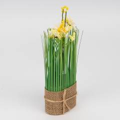 Великодня композиція «Жовті квіти», 20 см (5008-007)