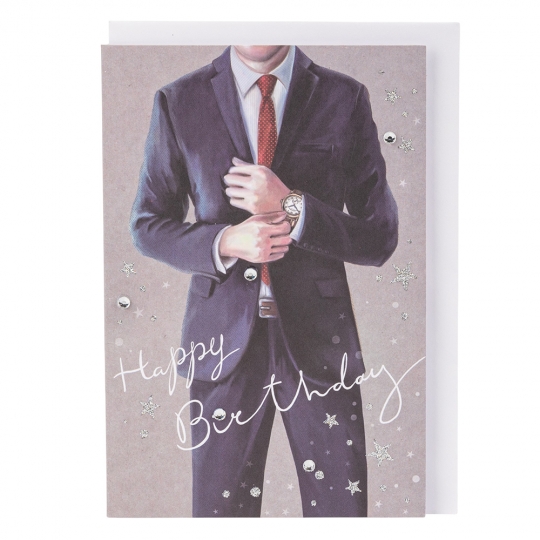 Вітальна листівка з конвертом до Дня Народження 